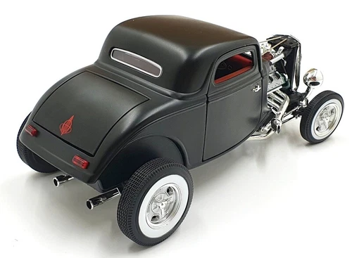 AUTOWORLD AW292 1:18 1934 FORD 3 WINDOW COUPE HIGH BOY HOT ROD - Picture 5 of 5