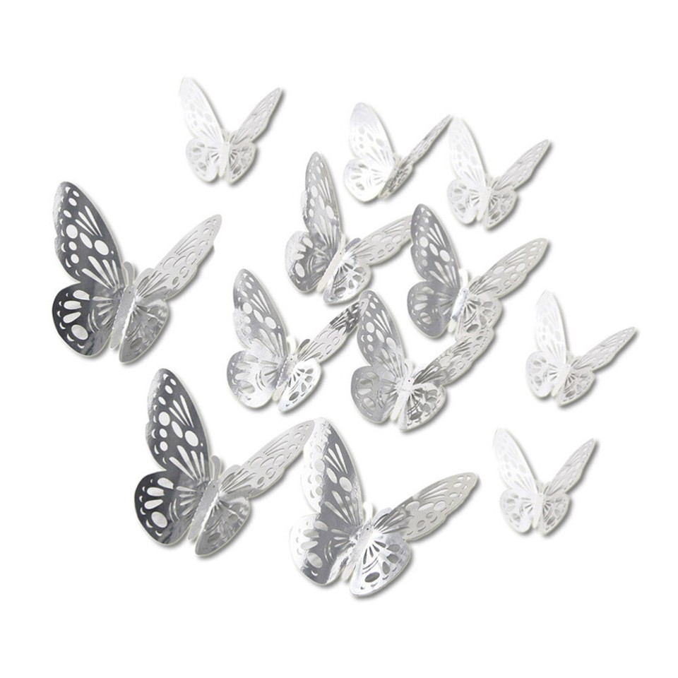 12 Pcs Wall Art Decals Wall Decals Wall Art Stickers 3D Wall Stickers