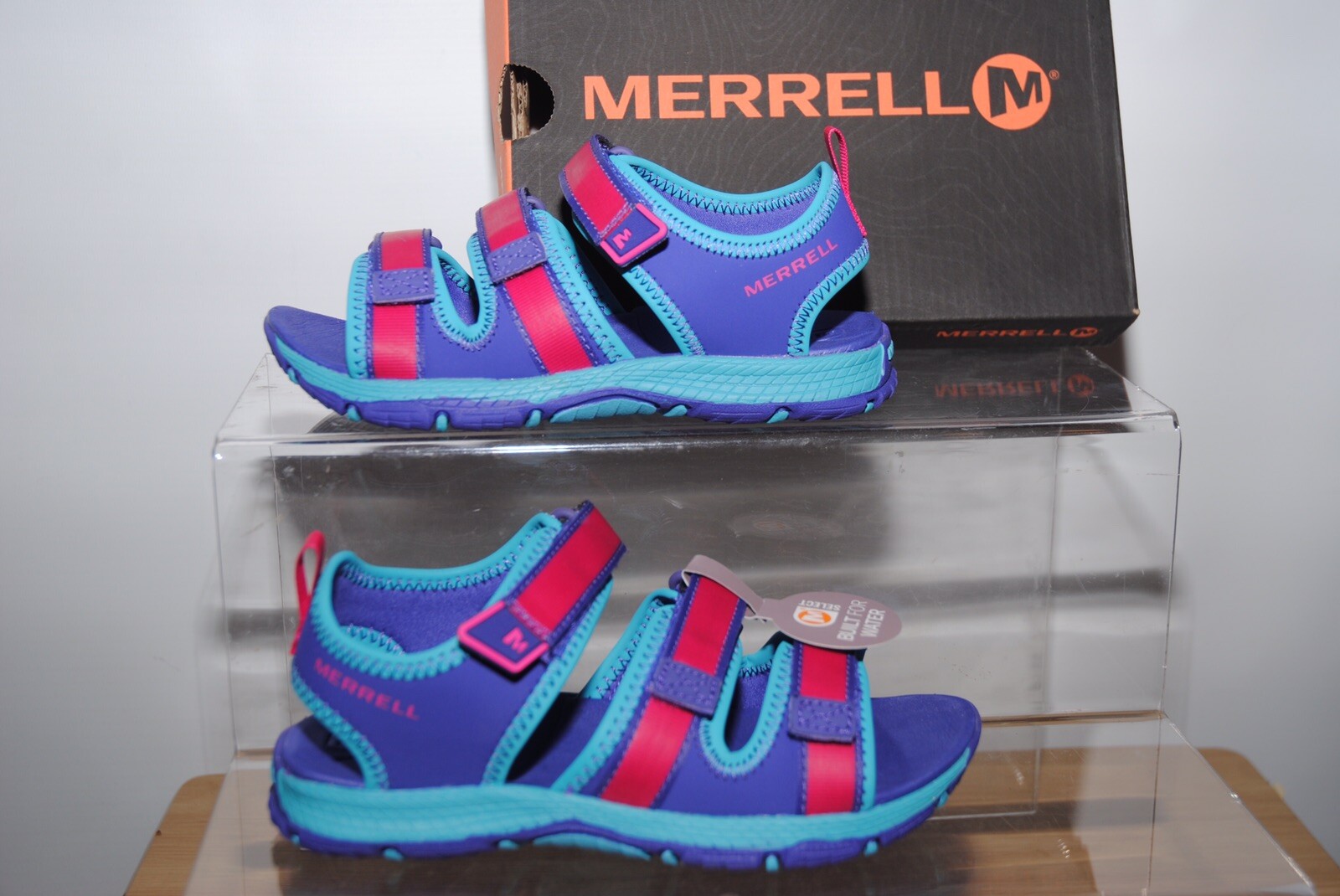 Sandali Merrell ragazze M hydro creek impermeabili nuovi con scatola uk12