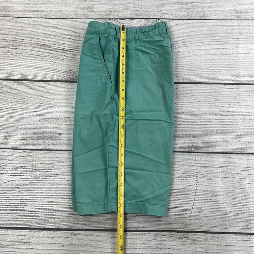 Old Navy Khaki Shorts Boys Size 16 Adjustable Waist Teal Bermuda Pants #RN 54023 - Picture 8 of 9