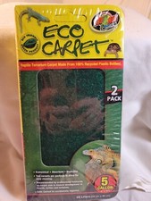Zoo Med Eco Carpet for 5 gallon Reptile Terrarium 2pk