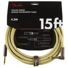 Fender Deluxe Tweed Guitar/Instrument Cable Str/Ang 15ft (4.5m) 0990820086