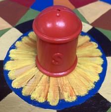 Vtg Play Food Fun Tikes Kitchen Pretend RED SALT SHAKER Replacement FPR-RSS