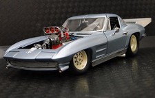 Corvette Chevrolet 55chevy57stingray1957race Car1966custom Built1 24hot18rod1955