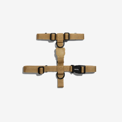 ZEE.DOG | Sand Beige | Adjustable Dog Halter H-Harness