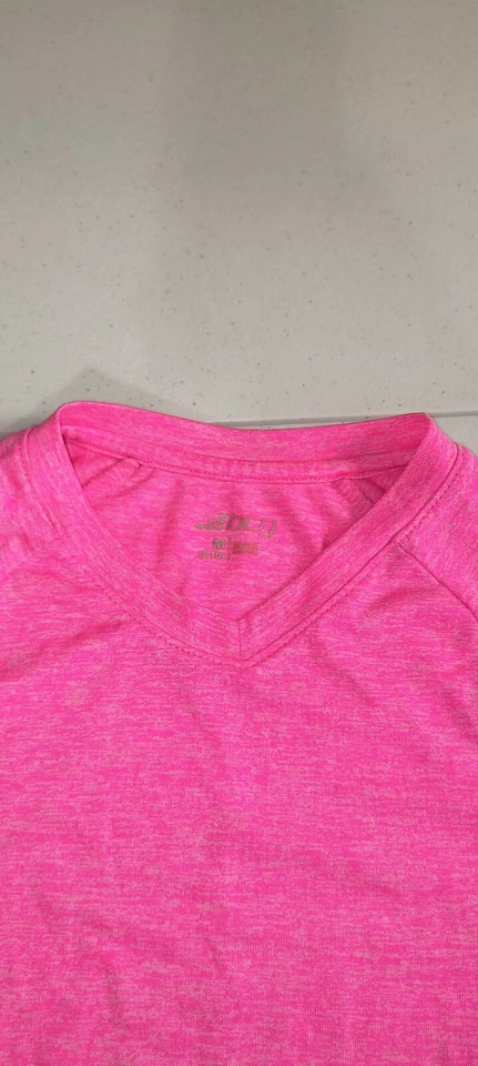 BCG Girls Long Sleeve Athletic Top Pullover Sportwear Pink Size M(8-10) G001 - Image 3 of 4