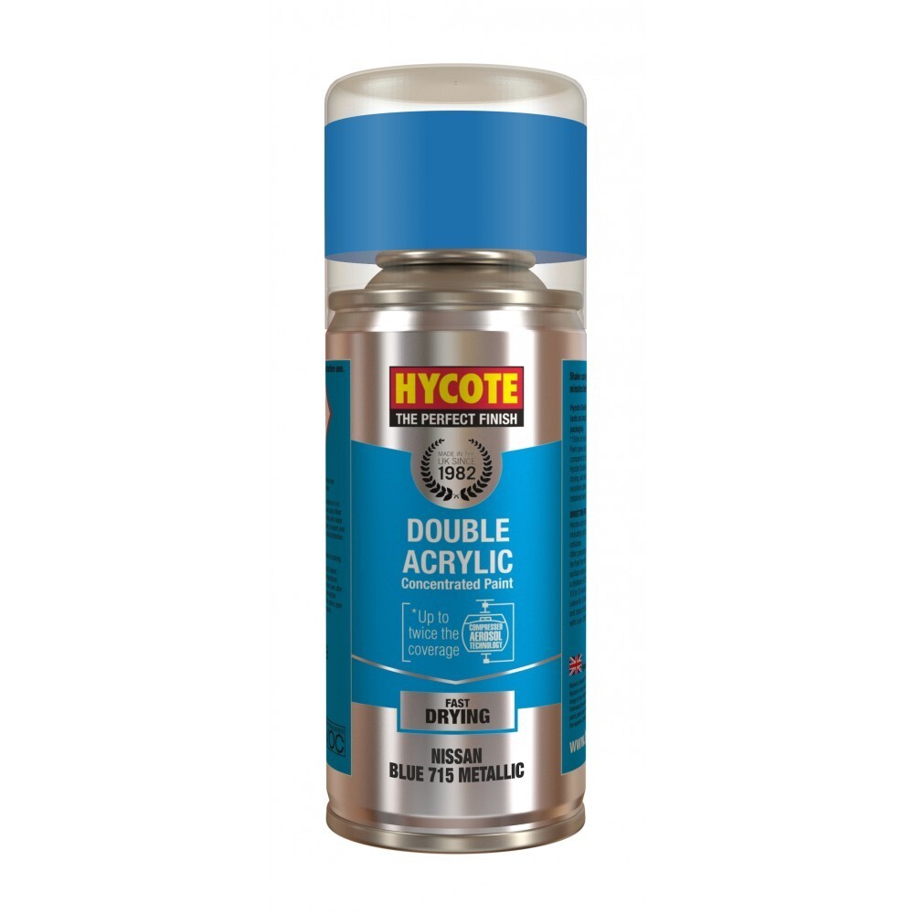 Hycote Nissan Blue 715 Metallic Spray Paint Enviro All-Purpose Can XDNS201