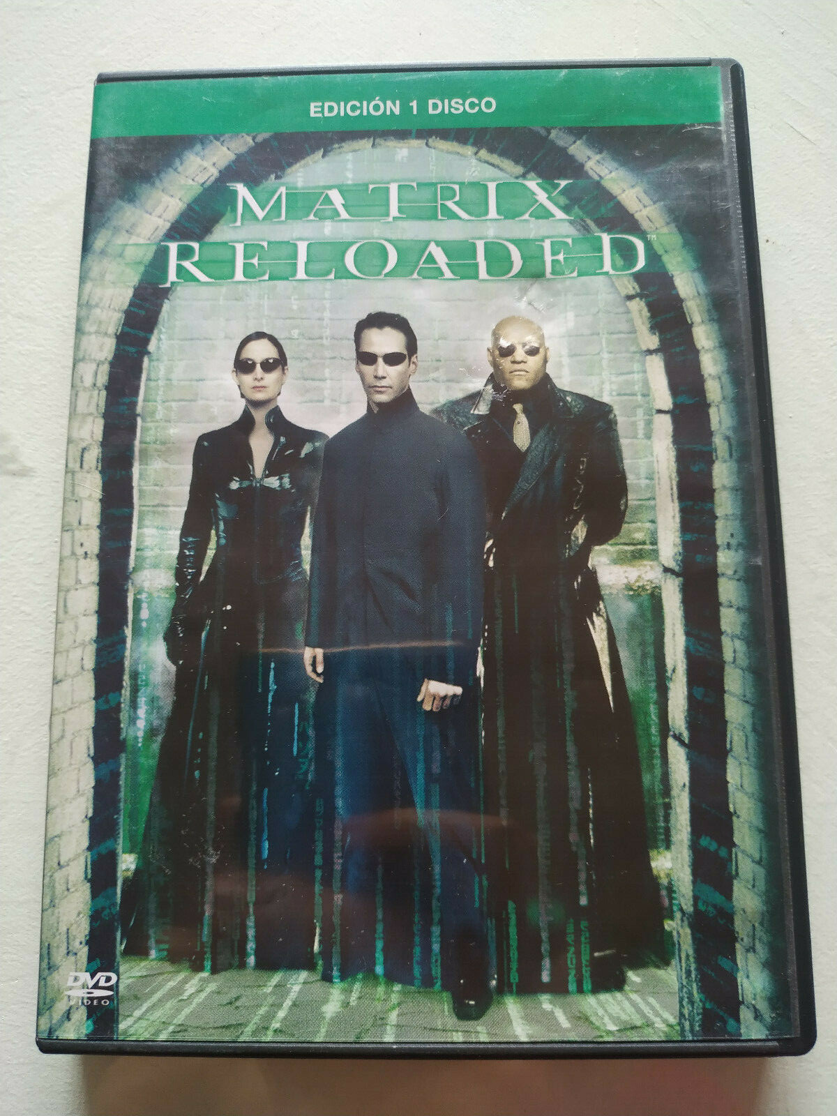 Matrix Reloaded Keanu Reeves Wachowski Brothers DVD Spanish English Region 2 -