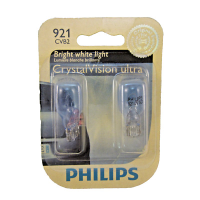Philips Crystal Vision Ultra 921 12V Two Bulbs Head Light Cornering Turn Replace