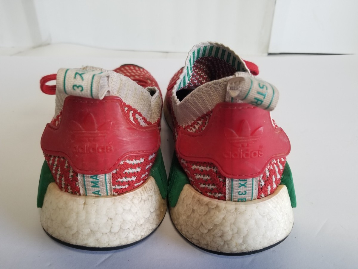 adidas gazelle silver green womens adidas Nmd R1 Cloud White Acid Red (Women's)