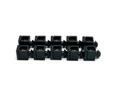 Item 0.0.026.72 Multiblock Panel Mount PA 8 Black LOT OF 10