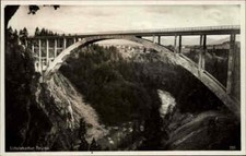 BRIDGES motif postcard bridge Echelsbach bridge Ammer-Hochbr�cke Echelsbach ~ 1940 postcard