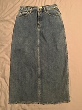 esprit vintage 80s denim skirt