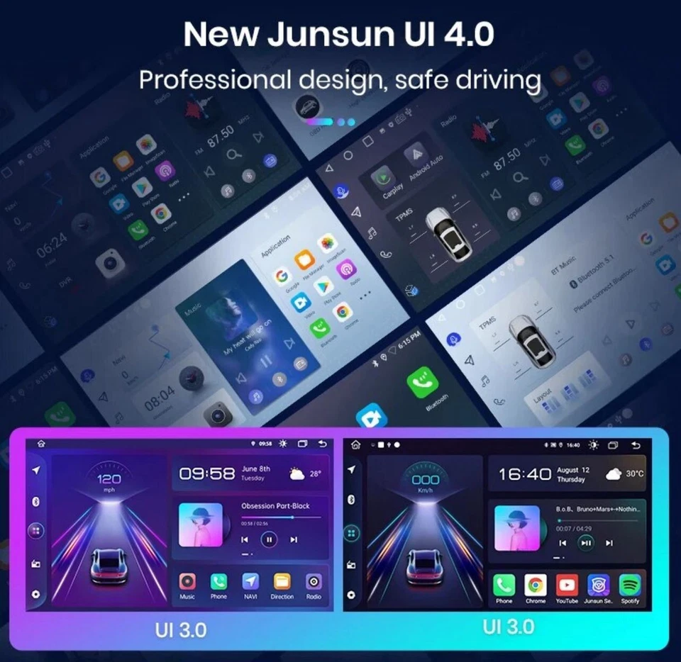 AUTORADIO ANDROID SUZUKI SPLASH OPEL AGILA 2004-2012 STEREO AUTO TOUCH 9" WIFI - Immagine 3 di 4