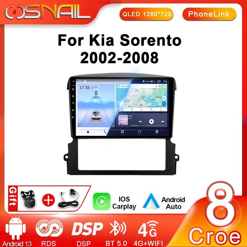 Android 13 Car Radio GPS CarPlay Multimedia Player For Kia Sorento BL 2002-2008 - Picture 2 of 32