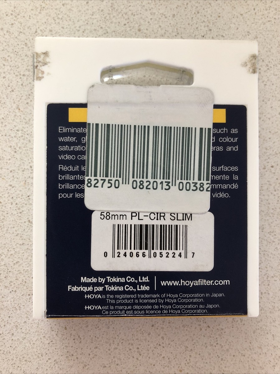 Hoya 58mm HD3 Circular Polarizer Filter XHD3-58CRPL - View #2