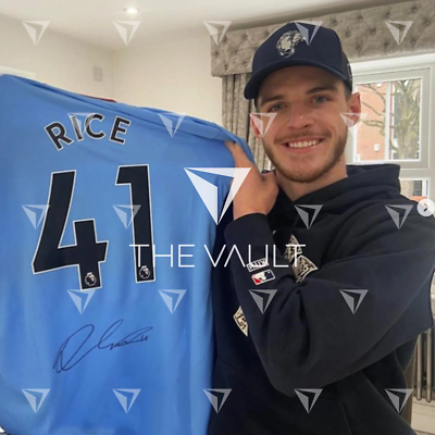 Declan Rice Signed West Ham United Shirt 2020-21 Away [41] | eBay