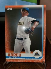 ALBERT ABREU  THUNDER  2019 TOPPS PRO DEBUT #27 - ORANGE.12/25. LOT OF 4 CARDS