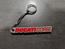GENUINE DUCATI CORSE RUBBER KEYRING