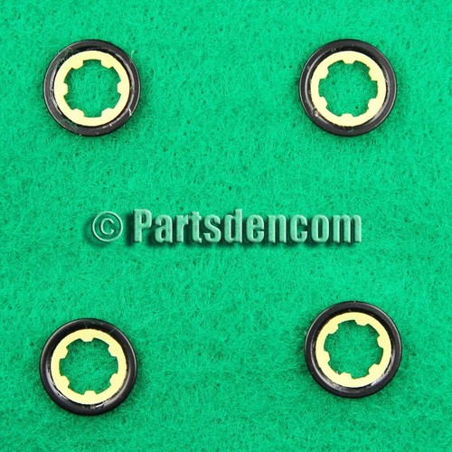 4 LOWER FUEL INJECTOR SEAL GROMMET WASHERS FITS MAZDA 3 BK L3 2.3L 2006