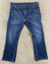 Levi's 527 Slim Bootcut Jeans Mens 36X32 Cotton Medium Wash Blue Denim Cowboy
