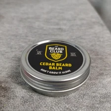 The Beard Club Men's Cedar Beard Balm Shapes & Holds Cedar Scent 1 Oz