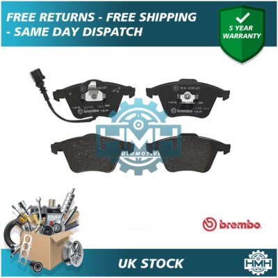 Fits A3 Golf Eos Passat 1.8 2.0 TDI 3.2 3.6 HMH Front Brake Pads Set