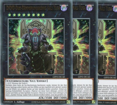yugioh 3x D/D/D-Duo-Dämmerungskönig Kali Yuga GFP2-DE142 ULTRA 1AUFLAGE DEUTSCH