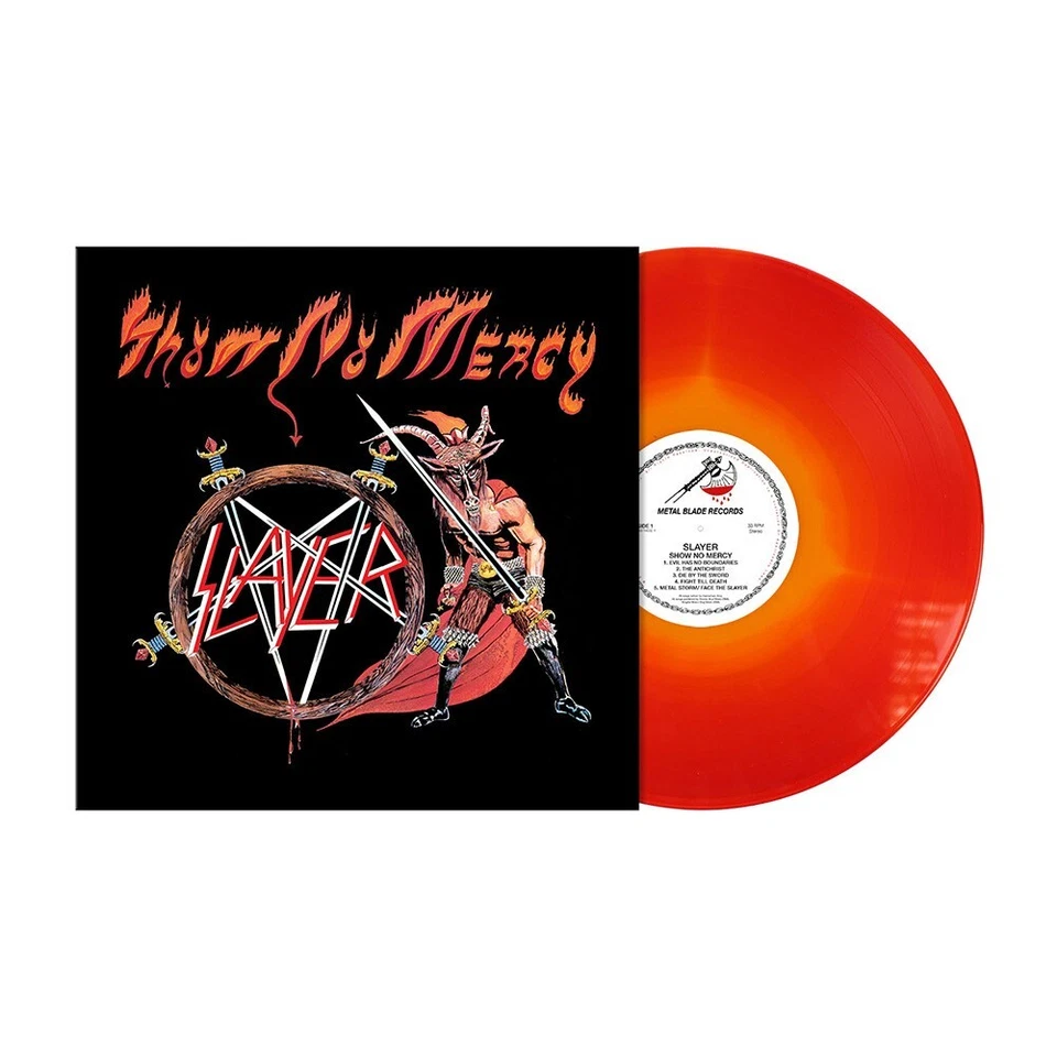 Slayer 'Show No Mercy' Orange / Red Melt Vinyl - NEW