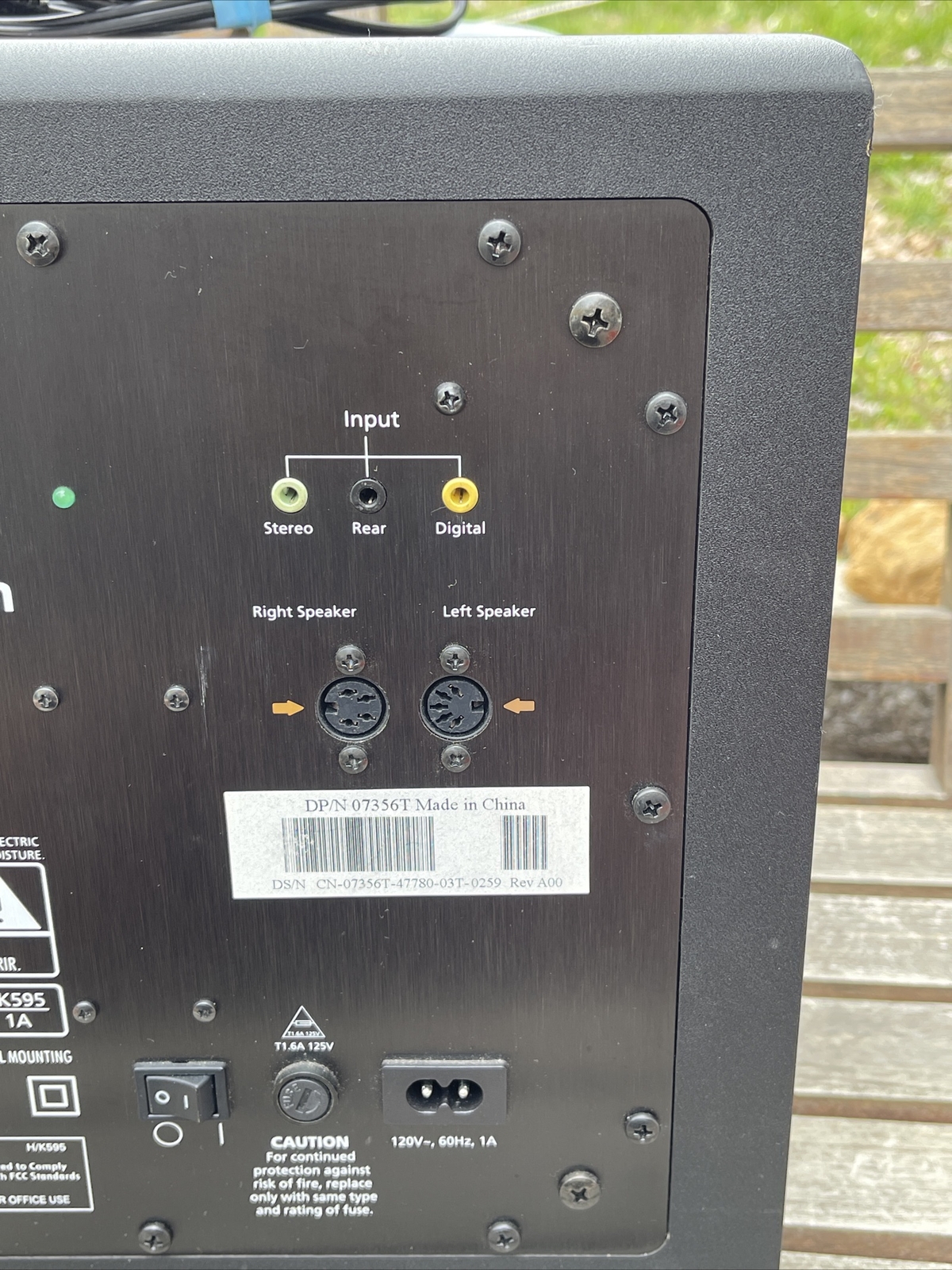 Harman Kardon HK595 H/K595 Active Powered Subwoofer Only Tested Working