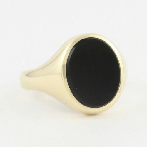 Onyx Signet Yellow Gold Fine Jewellery