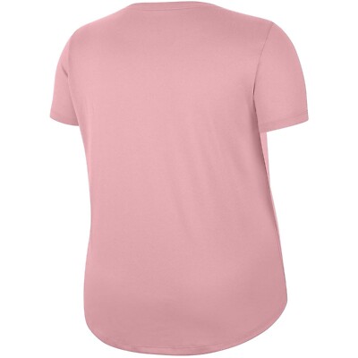 Nike L132108 Women's Pink Plus Size Dri-Fit Legend Training Top