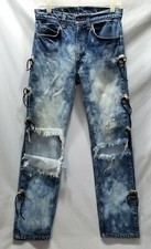 Vintage 80s Levis orange Tab 20505-0217 distressed Jeans Usa 30x30