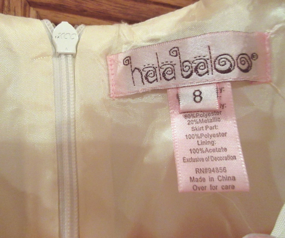 VESTIDO DE LENTEJUELAS TUTU DORADO HALABALOO para niñas ~ talla 8 ~ NUEVO ~ Ocasión especial ~ VESTIDO $236 Foto 4 de 4