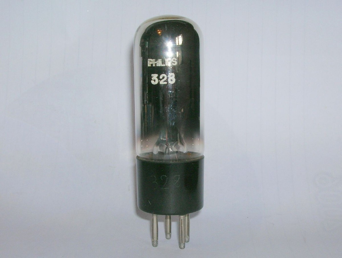 2 X ECC81 / 12AT7 Philips NOS – Paire Appairée – Tubes Valves Pays-Bas