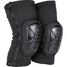 Klein Tools 60629 Tough-Flex Knee Sleeves For Work, With Zipper, Black, M/L