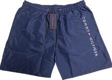 Image of TOMMY HILFIGER BRAND NEW INNER LINEN NET SWIM SHORTS