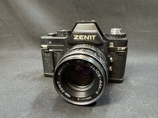Rare Soviet Zenit Auto / Automat KMZ SLR camera with Helios-44K-4 2/58mm lens