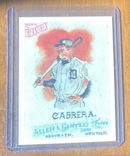 2025 Topps Shoebox Treasures Miguel Cabrera Andy Friedman Shoebox Stamp /99