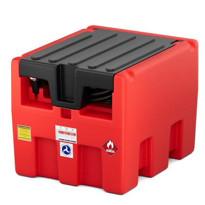 #ad 48 Gallon Gasoline Diesel Fuel Tank with 12V Pump Auto Fueling Nozzle Transfer $596.99