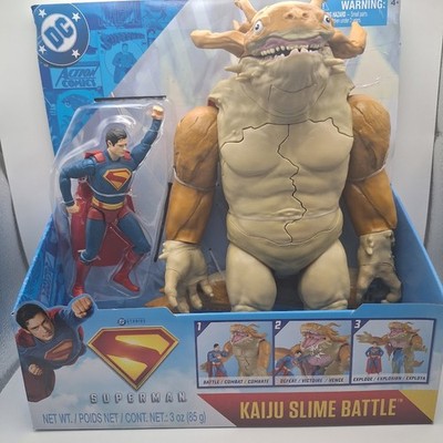 DC Comics Superman vs Kaiju Slime Battle Action Figure Set Collector Toy