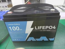 12V 100AH LiFePO4 Lithium Battery 5000 Deep Cycle For RV Marine Solar Off-grid