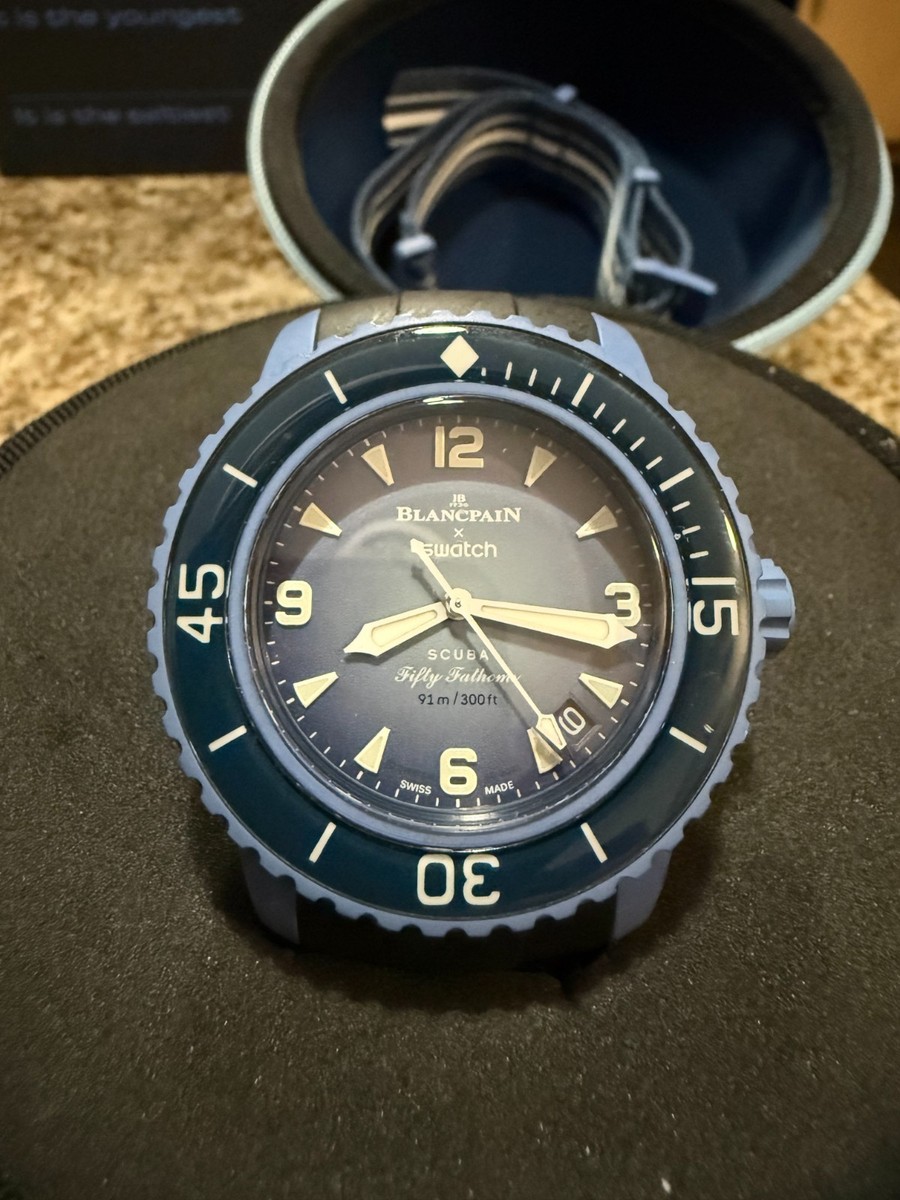 a*i様 BLANCPAIN swatch ネイビー 時計 くろのぴーす⌚腕時計愛好家の生活 on X: 