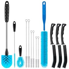 Bottle Brush Cleaning Set - Multi Cup Brush, Water Bottle Cleaner, Crevice Cl...