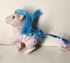 Vintage My Little Pony G1 Sprinkles 1983 Pink W/ Blue Hair Pegasus MLP Ducks