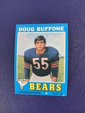 1971 Topps Football #126 Doug Buffone - Chicago Bears - Sharp High Grade!