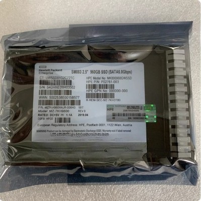 Suitable for MK000960GWSSD SM883 960G SSD SATA MU P09909-001 server hard drive