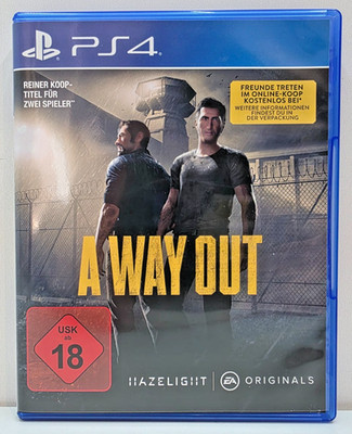 A Way Out - Sony Playstation 4 PS4 - USK 18 - mit Anleitung - EA Originals - OVP