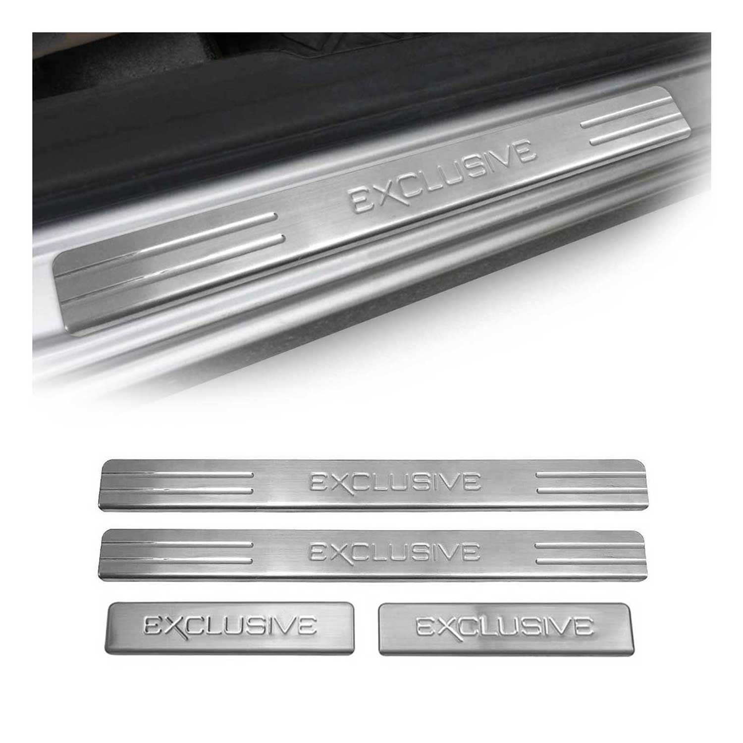 Einstiegsleisten Türschweller Exclusive für VW Golf 2003-2009 Edelstahl 4x