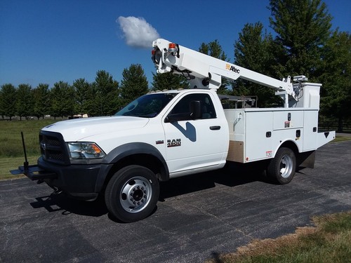 36' 2016 Ram 4500 Bucket Truck For Sale Altec AT200A UNDER CDL 6.4L V8 Auto